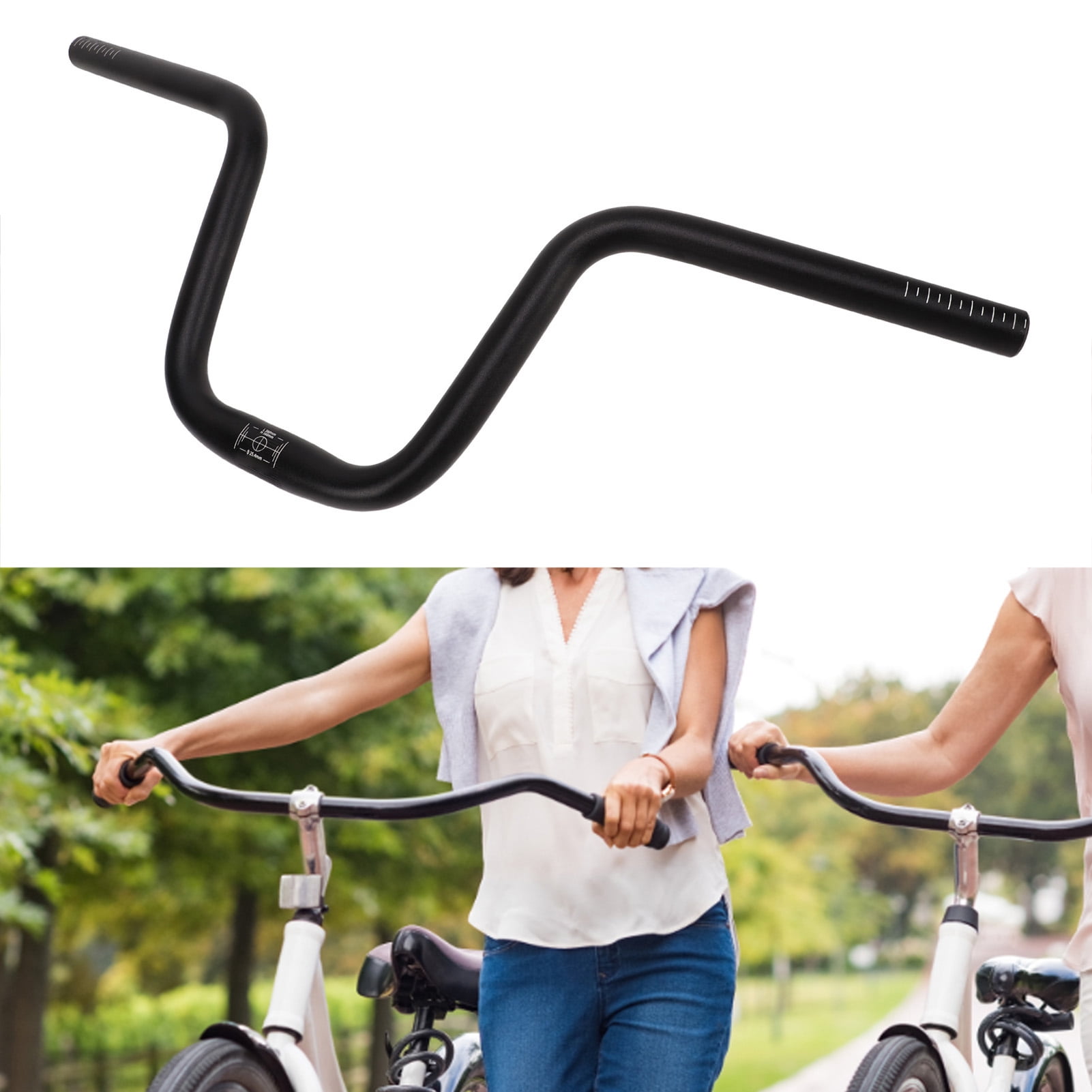 Mountain Bike Handlebar Diameter 580mm Extra Long Handlebar