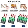 thumbnail image 3 of 75 Conectores de Palanca para Cables, Conectores de Empalme Rápido de Cables Eléctricos de 24-12 AWG, Kit Combinado de 2/3/5 Conductores., 3 of 5