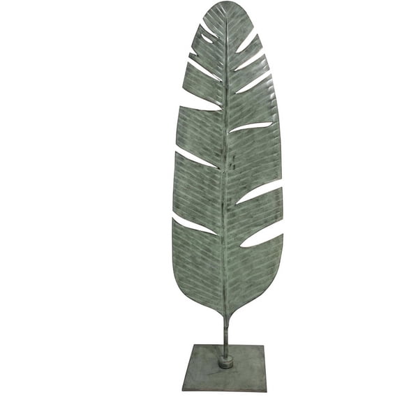 The Crestview Collection Small "Fauna" Metal Sculpture in Green
