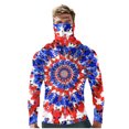 thumbnail image 2 of Viluyesy Men's Printed Lightweight UV Protection Hoodie, Quick Dry Breathable Rash Guard Long Sleeve Shirt with Face Mask A Multicolor L, 2 of 6