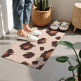 thumbnail image 4 of Beige and Brown Of Leopard Print Door Rugs,Washable Non Slip Door Mats Indoor,Decorative Door Mats,Entry Mat Indoor for Entrance,Bedroom,Kitchen,Bathroom,16"x24", 4 of 6