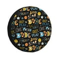 thumbnail image 1 of Fotbe Basketball Funda de Llanta de Repuesto con Estampado, Engrosada, Ajuste Universal para Jeep, Remolque, RV, SUV, Camión-15 inch, 1 of 6