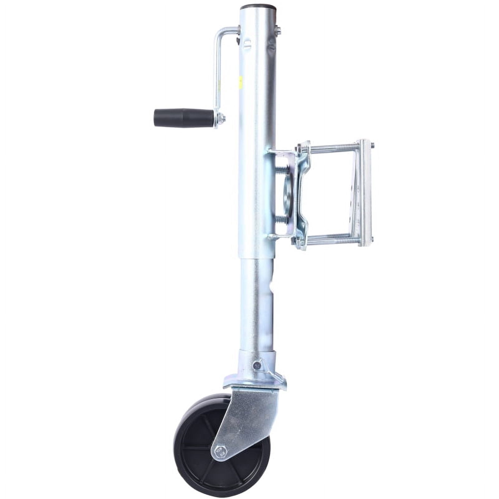 【LuckyNote】Trailer Jack, Boat Trailer Jack 34.5 in, Bolt-on Trailer Tongue Jack Weight Capacity 1500 lb, with PP Wheels and Handle for Lifting RV Trailer, Horse Trailer, Utility Trailer