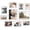 Cloud White, variant on ZJQYDS Picture Frames, Collage Picture Frames Set of 10, Two 8x10, Four 5x7, Four 4x6, Photo Frame for Wall Gallery Decor, Table Display, Glass, Rustic Brown URPF010X01