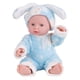 thumbnail image 4 of Muñecas de simulación de bebé, muñecas relajantes realistas de vinilo, juguetes para niñas (azul claro), 4 of 8