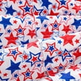 thumbnail image 4 of Zanarzt Toddler Girl Outfits Girls 4th of July Dress Toddler Girl American Flag Dresses Flutter Sleeve Patriotic Clothes Independence Day Outfits Blue,1-2 Years, 4 of 7