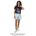 thumbnail image 3 of TRANSFORMERS ONE Optimus Roll Out Women's Crop Top T-Shirt, Navy, Medium, 3 of 5