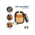 thumbnail image 4 of 3 Velas Aromáticas Decorativas 100% Soya Aromaterapia 3.5oz Xtellar blanco, 4 of 4