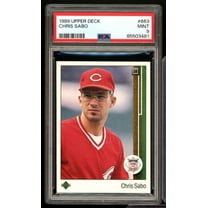 Chris Sabo Card 1989 Upper Deck #663 PSA 9