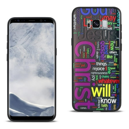 Samsung Galaxy S8 Edge Design Tpu Case With Vibrant Word Cloud Jesus Letters