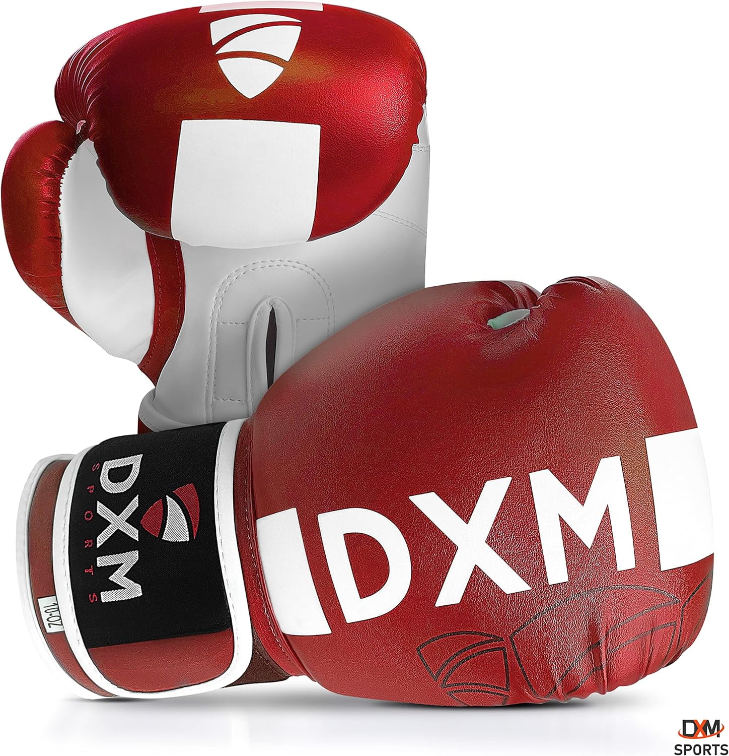 DXM SPORTS Boxing Gloves for Men & Women, Ideal for Heavy Punching Bag Workout Kickboxing, Muay Thai, MMA - 16oz