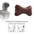 thumbnail image 3 of Bookishbunny Memory Foam Car Seat Head Rest Support Pillow Neck Pain Relief Bone Travel Cushion, 3 of 4