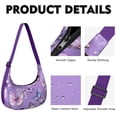 thumbnail image 5 of Romantic Butterfly Print Crossbody Purse – Artistic Watercolor Design, Adjustable Strap, Perfect for Summer and Spring Outings, 5 of 5
