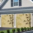 thumbnail image 3 of Vintage Bamboos Garage Door Cover Banner 7 x 8 FT, Ink Painting Retro Art Rustic Garage Door Curtains Backdrop with Grommets for Indoor Outdoor Wall Party Porch Yard Decorations Background, 3 of 9