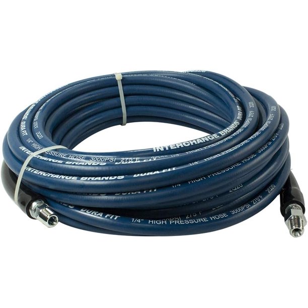 Interchange Brands 981550 1/4" X 50' 3000 PSI 1/4" MPT Blue Carpet