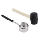 thumbnail image 5 of Juego de herramientas para romper cocos de acero inoxidable 304 de grado alimenticio con mango de madera y martillo de goma, 5 of 8