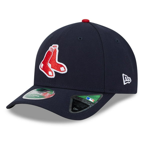 Men's New Era  Navy Boston Red Sox Player Replica 9FORTY Adjustable Hat