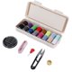 thumbnail image 1 of Laklulu Kit de costura Caja de costura portátil multifuncional de plástico duradera resistente al desgaste para viajes en el hogar, 1 of 6