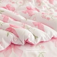 thumbnail image 6 of JOLUSERE Pink Bowknot Girls Queen Comforter Set, 3 Pieces Pink Bows Princess Style Bedding Sets for Girls for All Season, 6 of 9