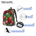 thumbnail image 5 of Daiia Strawberry2 Vintage Canvas Backpack for Men and Women ,Hiking Backpack,Travel Laptop Bag for School,Large Capacity Backpack, 5 of 8
