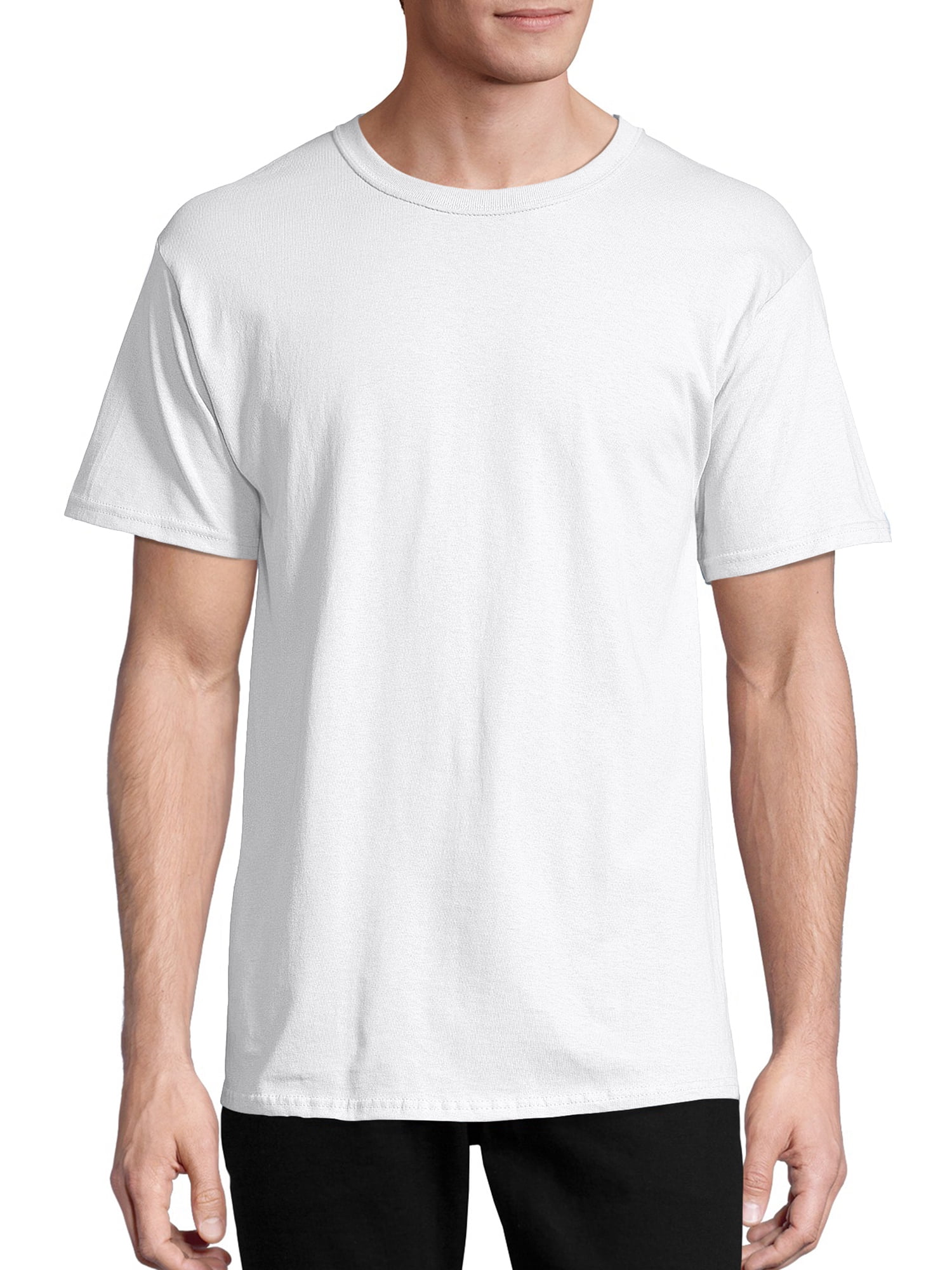 Hanes Mens ComfortSoft Short Sleeve T-Shirt 4 Pack 