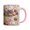 Pink, variant on Sturdy Ceramic Mugs Feature Weaving And Stitching Pattern Drink Container Ideal For Tea Coffee And Hot Beverages