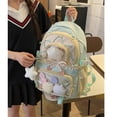 thumbnail image 5 of Kawaii backpack Coquette Aesthetic Daypack Y2k backpack with Transparent Window Clear Pockets, 5 of 5
