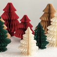 thumbnail image 2 of 3D Honeycomb Paper Christmas Tree Ornament, Desktop Decoration For New Year Kids Gift, 2 of 9