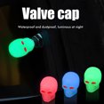 thumbnail image 4 of 8Pcs Tire Valve Stem Cover Luminous Skeleton Universal Stem Covers for Cars Trucks Motorcycles Bikes, 4 of 8