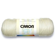 Caron Simply Soft Solids Yarn, Gauge 4 Medium, 100% Acrylic Lemonade - Machine Wash & Dry