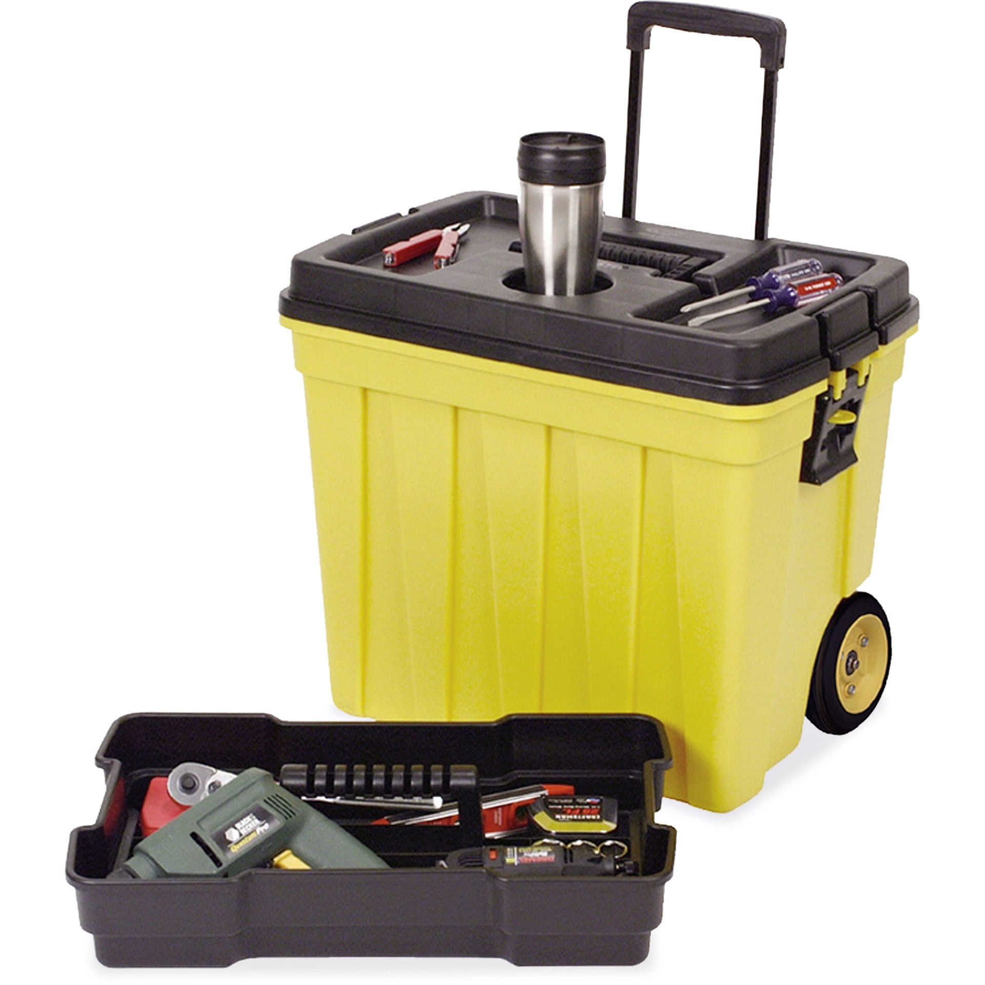 Continental, Tuff Box Portable Tool Organizer, 1 Each, Yellow