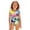 Multicolor, variant on Grblisyd Girls One Piece Swimsuit Flutter Sleeve Hawaiian Quick Dry Crew Neck Swimwear Beach Sport Bathing Suit for Kids 4t