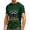 Dark Green, variant on Men's Hello Darkness My Old Friend Crew Neck Short Sleeve Graphic T Shirt