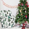 thumbnail image 5 of Christmas Fuzzy Blanket Watercolor Pine Tree Forest Throw Blanket Xmas Soft Cozy Flannel Blanket for Home Party Bed Sofa Couch, 50 x 60 Inch, 5 of 6