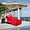Red, variant on Outdoor Chaise Lounge Chair, Sunbed UV Resistant Maga Sofa Couch Patio Furniture Waterproof Outside Sunlounge Reclining Sunbathing Bed Comfy Single Chaise Daybed for Garden, Pool, Beach, Red