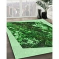 thumbnail image 2 of Ahgly Company Indoor Rectangle Patterned Deep Emerald Green Area Rugs, 8' x 10', 2 of 6
