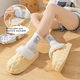 thumbnail image 2 of Zapatillas de algodón para mujer, desmontables, para otoño e invierno, para uso interior y exterior, con suela gruesa, cálidas, impermeables, para el hogar, para mujer, para hombre, para, 2 of 4
