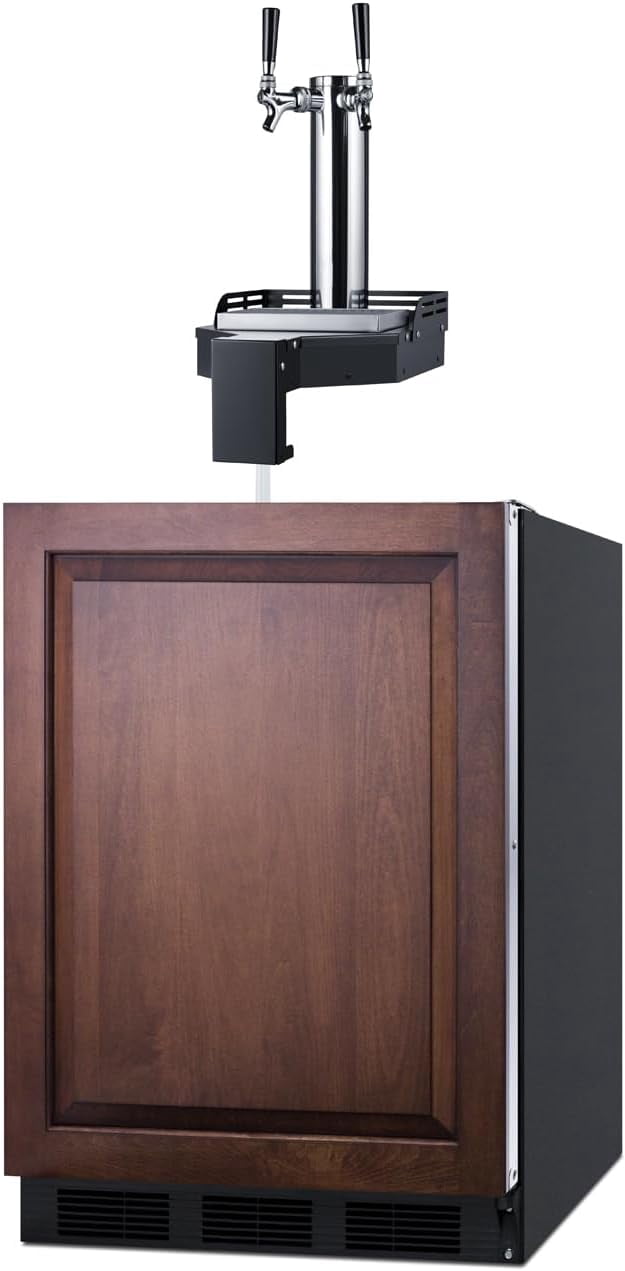 24" Wide Built-In Floating Tap Cold Brew Kegerator, ADA-Compliant