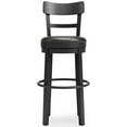 thumbnail image 3 of Signature Design by Ashley Valebeck Collection Swivel Bar Stools, Black, 3 of 9