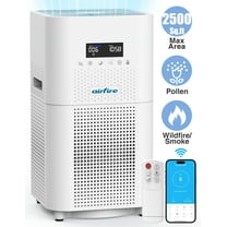 Smart Wifi HEPA Air Purifier for Large Rooms up to 2500 Sq.ft, Air Purifiers for Pet Dander&Odor, Dust, Pollen, Wildfire/Smoke, AP402, White
