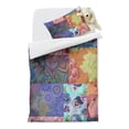 thumbnail image 2 of Boho Bohemia Pioneer Flower Duvet Cover and Pillowcase Set for Single Bedding, Bedroom Accessories for Kids Teens, 2 of 5