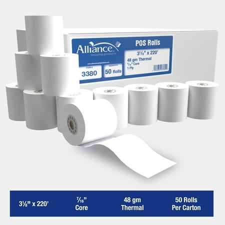 Alliance Wide Format Paper 36 x 150' Vellum Aqueous Ink Jet with 2 core  20# - 1 roll/carton