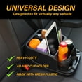 thumbnail image 7 of AOOOWER Car Trunk Organizer Storage Box Car Seat Organizer with 2 Adjustable Cup Holder, 7 of 7