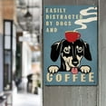 thumbnail image 3 of Gift for Dachshund Lovers Easily Distracted by Dogs Coffee Shop Wall Art Dog, Home Decor Antique Metal Signs for Bar Kitchen, Nostalgic Decor-8x12inch(20x30cm), 3 of 5