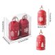 thumbnail image 3 of xihome Pack de 2 campanas navideñas de hierro forjado con diseño festivo nevado - Adornos rojos para colgar en la ventana, ideales para la decoracin navideña del hogar., 3 of 6