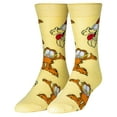 thumbnail image 2 of Crazy Socks Garfield Fun Print Novelty Crew Socks for Men, 2 of 6
