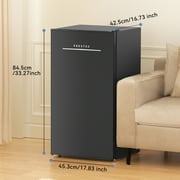 3.1 Cubic Feet Freestanding Mini Fridge Compact refrigerator black