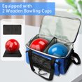 thumbnail image 4 of Bolsa Soporte para bolsa de bolos con compartimentos acolchados Espacio adicional para 1 par de bolos Durable Fácil de instalar Fácil de usar, 4 of 5