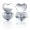 A pair of silver, variant on 3 Colors 1 Pair / Set Earrings Back Ear Stud Nut Lifters Lift Copper Ear Lobe Support, Earrings Nut,Earrings Back Lifters