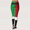 thumbnail image 5 of Christmas Leggings for Women Elastic High Waist Slim Fit Funny Santa Claus Print Tights Pants Workout Yoga Pants, 5 of 9